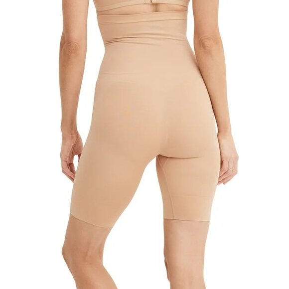 2 Packs of Jockey Essentials Seamfree High-Waist Thigh&Slimmer Shorts Beige XXL - Picture 2 of 8